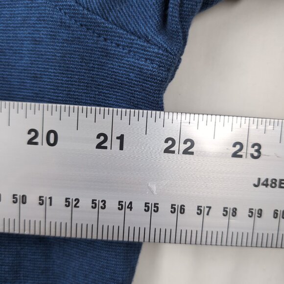 Michael Strahan Men's Blue 1/4 Quarter Zip Sweater Modern Fit, Large - Picture 7 of 8